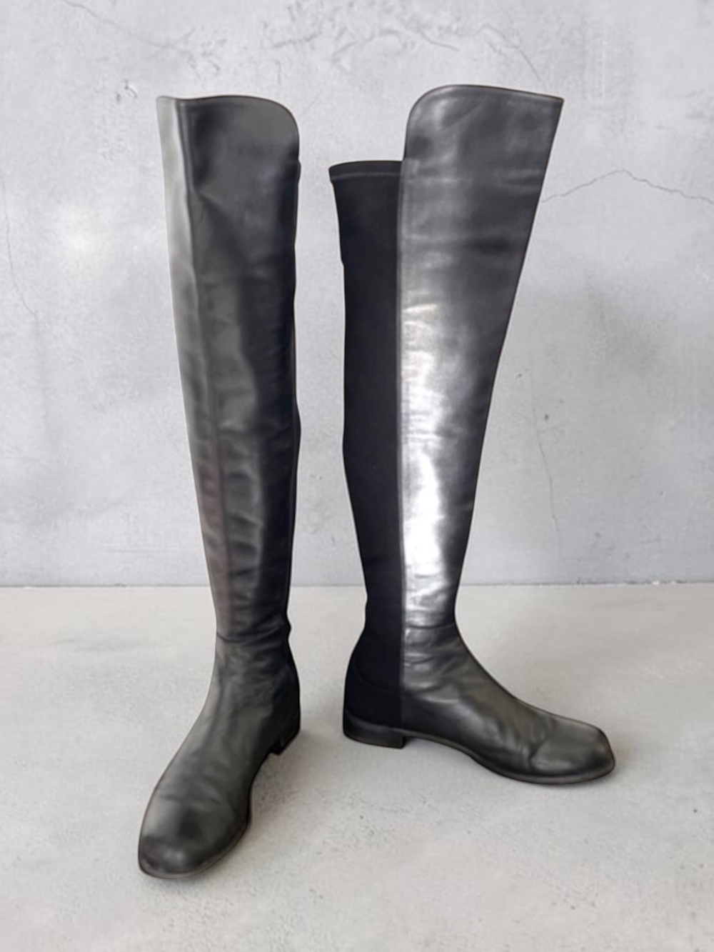 STUART WEITZMAN 5050 NAPPA LEATHER BACK STRETCH OTK
BOOTS SIZE 11